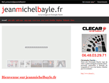 Tablet Screenshot of jeanmichelbayle.fr